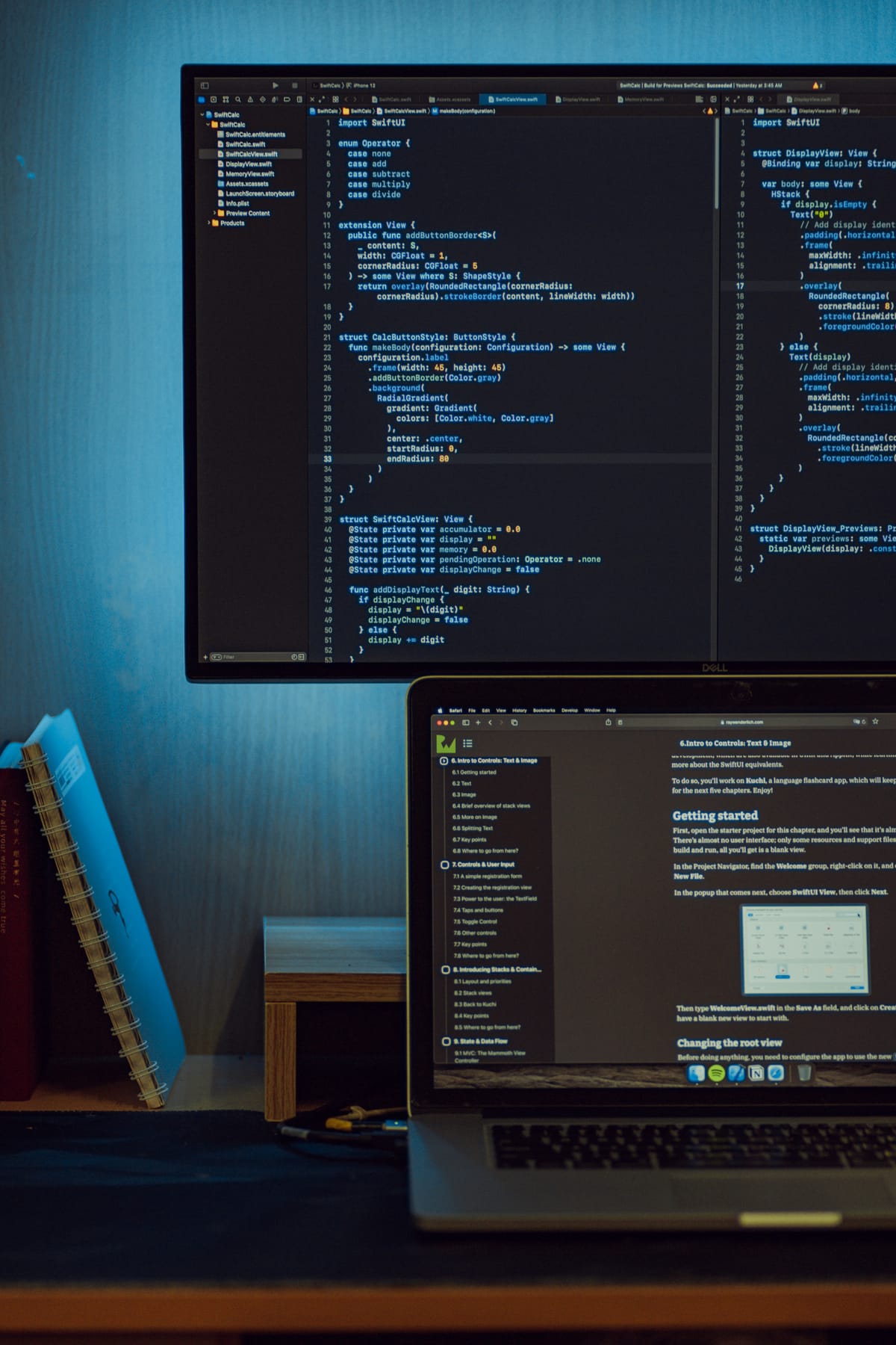 Coding on a computer
